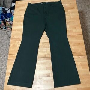 Women's dark green pants